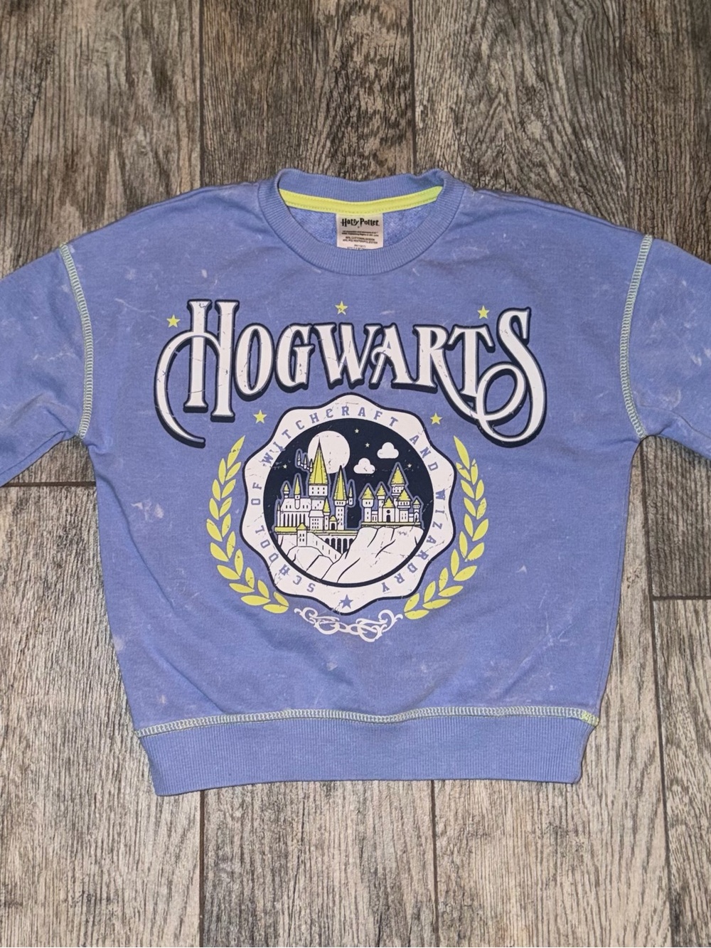 Harry Potter Hogwarts 5T Mineral Wash Sweatshirt